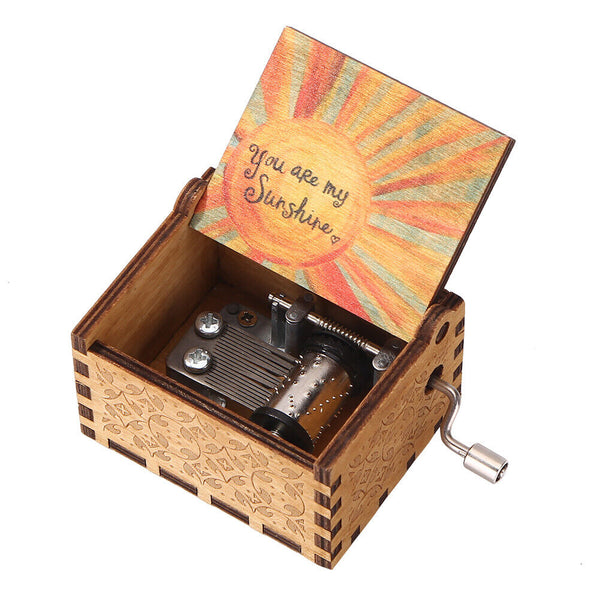 Retro Wooden Music Box