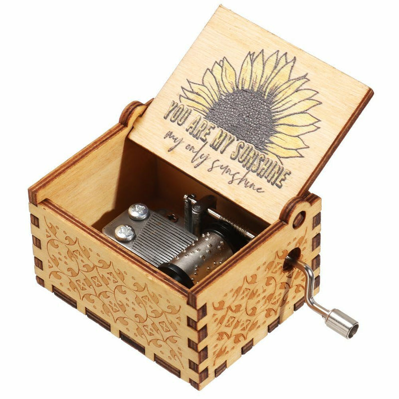 Retro Wooden Music Box